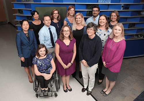 A photo of faculty members from Developmental and Behavioral Pediatrics.